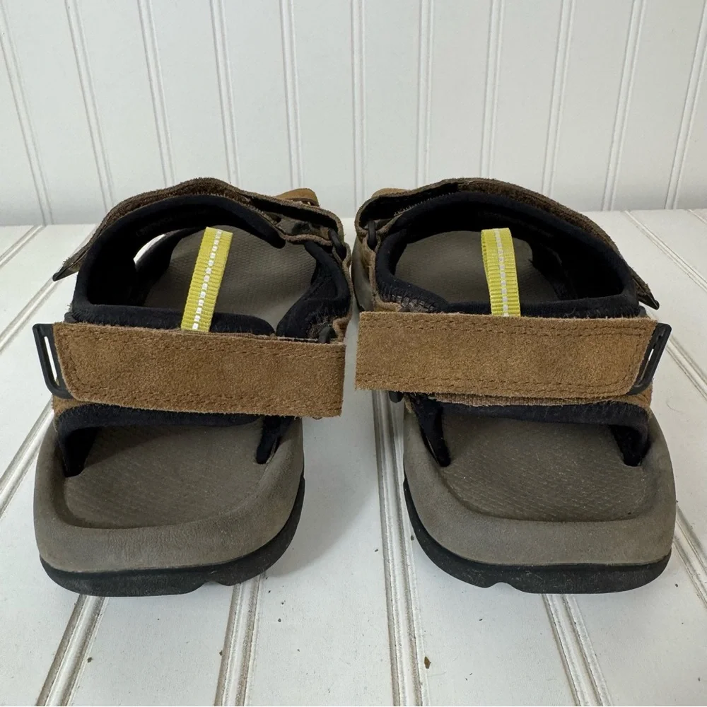 Teva Sandals Men's 10 Brown Trailpulse‎ Suede Hiking Outdoors